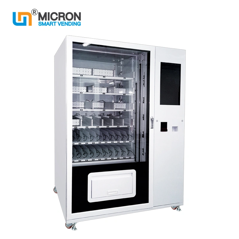 Custom champagne vending machine with age recognizer and elevator,Support mobile phone remote control wifi networking